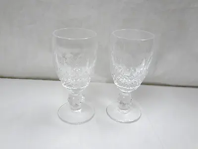$39.99 • Buy Pair Of Vintage Waterford Crystal Collen Port Sherry Glasses 4 1/4  Tall