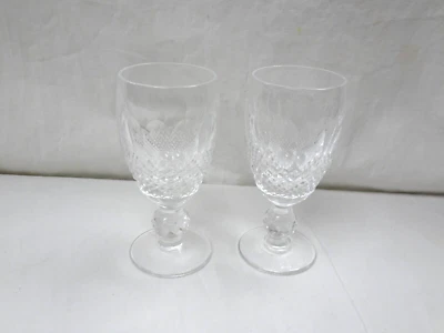$39.99 • Buy Pair Of Vintage Waterford Crystal Collen Port Sherry Glasses 4 1/4  Tall