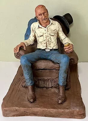 1973 Michael Garman Cowboy  Chairman Of The Range  Statue Sculpture • $100