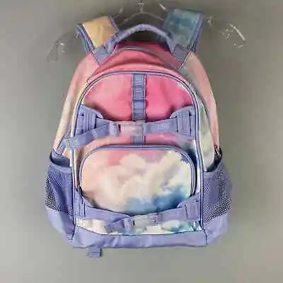 Pottery Barn Kids Mackenzie Rainbow Clouds Glitter Backpack Large • $17.49