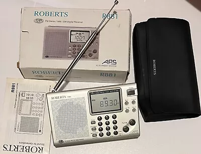 Roberts R881 Multiband Radio. Complete Kit In Original Box.read Description Plz. • £34.99