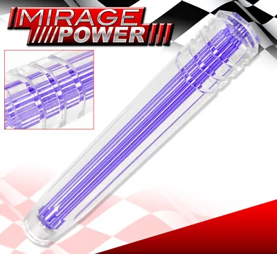 For Chevy 300mm Clear 3D Style Long Extended Dildo Shift Knob Road Race Purple • $27.99