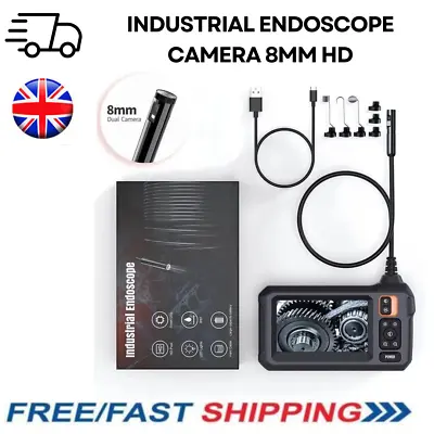 Industrial Endoscope Camera 8mm Thin Probe Inspection Borescope Endoscope • £27.99