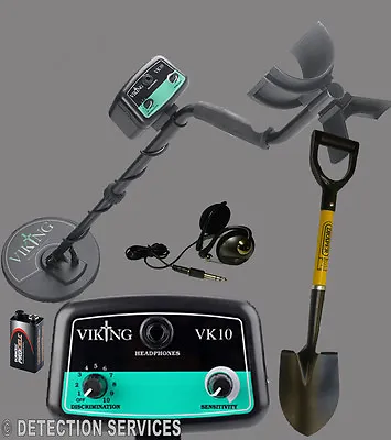 £162.86 • Buy Viking VK10 Metal Detector Cercametalli Coil 8 DD Per Spiaggia Battigia E Terra 