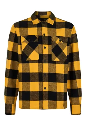 Merc London - Linden Heavy Weight Shirt (Mustard) Size: L • £40