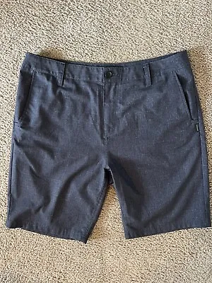 Oakley Regular Fit Shorts Mens Size 36 Gray Flat Front Chino Activewear • $15