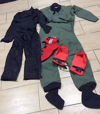 Mustang MSF300 GREEN Tactical Aircrew Survival Dry Suit NEW Small • $349