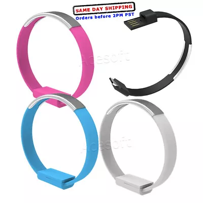 1-Pack Mirco USB/Type-C Bracelet Wristband Charger Charging Data Sync Cord Cable • $16.11