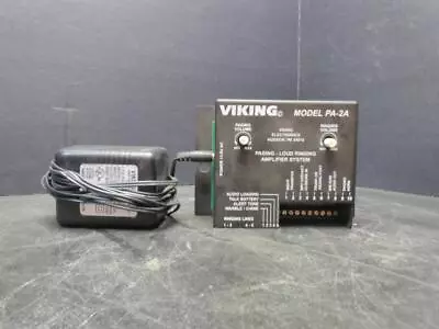 Viking Electronics PA-2A 2 Watt Paging Amplifier W/Power Supply (61.5-279-13.75) • $180