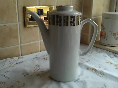 Vintage Retro 60s/70s Alfred Meakin Glo-White Ironstone  Coffee Pot Unused • £14.99