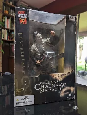 NIB - Leatherface Texas Chainsaw 12  Figure 2004 Movie Maniacs 7 McFarlane Toys • $100