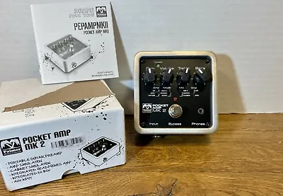 $155 • Buy Palmer® POCKET AMP MK 2 Portable Guitar Amplifier Preamp ( PAL-PEPAMP-MKII )