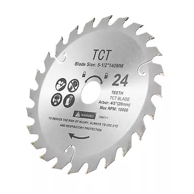 5-1/2-Inch 140mm Circular   24  Wood Cutting Disc For Cutting U1M6 • $13.99