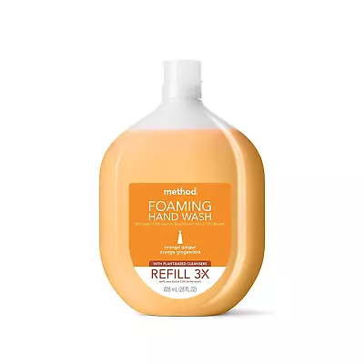 Method Foaming Hand Soap Refill Orange Ginger 28 Ounce 1 Pack • $31.99