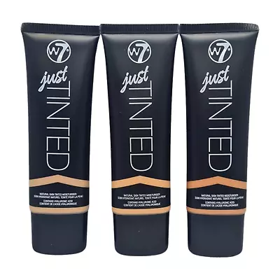 W7 Just Tinted Natural Skin Tinted New Moisturiser Foundation Choose Shade • £6.39