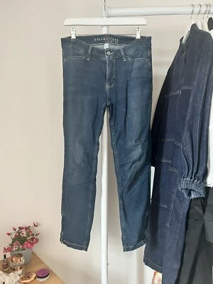 £8 • Buy MAC Jeans Dark Indigo Jeggings Size 12 (27 Waist) Perfect Condition