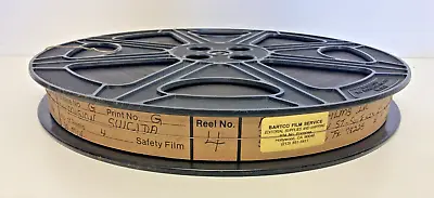 Vintage Black Plastic Goldberg 35mm 14.5  2000ft Metal Film Reel With Movie Film • $45.89