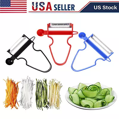 Vegetable Slicer Magic Trio Peelers Fruit Grater Professional Kitchen Shredder • $5.99