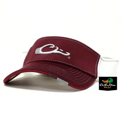 Drake Waterfowl Game Day Fitted Visor Mississippi State Maroon Grey White Xl/2xl • $19.97