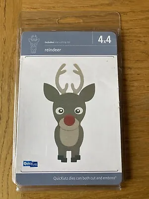 Quickutz 4 X 4 Reindeer Cutting Die Very Good Condition • £4.25