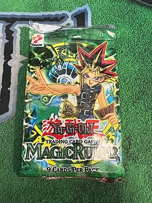 YuGiOh FACTORY SEALED Magic Ruler Unlimited Square Logo Booster Pack!! • $39.95
