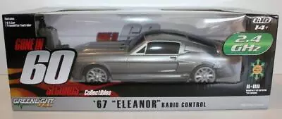 Greenlight 1/18 Scale Radio Control 1967 Mustang Eleanor Gone In 60 Seconds • £44.99