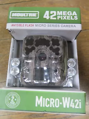 Moultrie Micro W42i 42 Megapixels Invisible Flash Micro Series Camera NEW IN BOX • $55