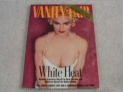 Vanity Fair Magazine April 1990 Madonna White Heat • $10.46