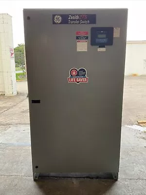 Used GE Zenith ZTS 600 Amp 3 Phase 277/480 Volt Automatic Transfer Switch • $3000