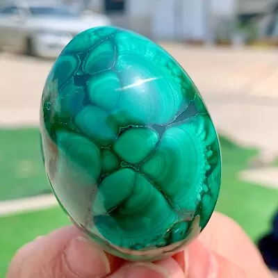 153g Natural Malachite Egg Quartzcrystal Energy Ball Reiki Healing • $1.64