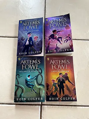 Artemis Fowl By Eoin Colfer X4 & The Last Guardian Paperback Books • $20