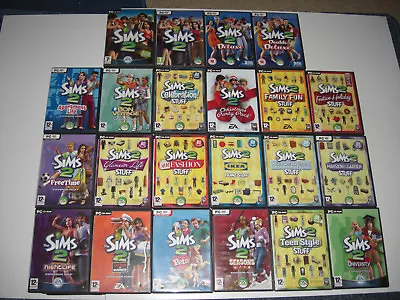 £4.75 • Buy The Sims 2 / Expansion Pack Pc Sims2 Base Game / Individual Add-On Simms Packs