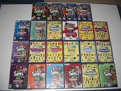 £15.99 • Buy The Sims 2 / Expansion Pack Pc Sims2 Base Game / Individual Add-On Simms Packs