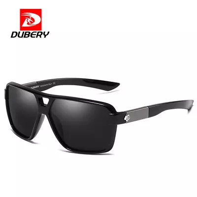 DUBERY Pilot Polarized Sunglasses Men Driving Fishing Sun Glasses Women Mirror • $12.59