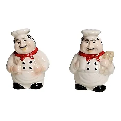 Vintage Fat Italian Chef Salt And Pepper Shakers • $9.99