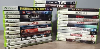 Pick Your Games !! All Under 10$ !  Xbox 360 Games Complete W/ Manuals & Inserts • $7.99