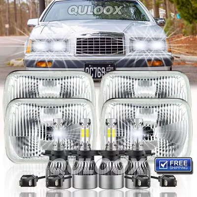 Super Bright 4x 4x6  Inch Led Headlights HI/LO DRL For Ford Mustang Thunderbird • $119.99