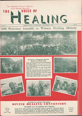 200 Full Issues - The Voice Of Healing Magazine - Rare - Pdf - Vintage Revival • $29.99