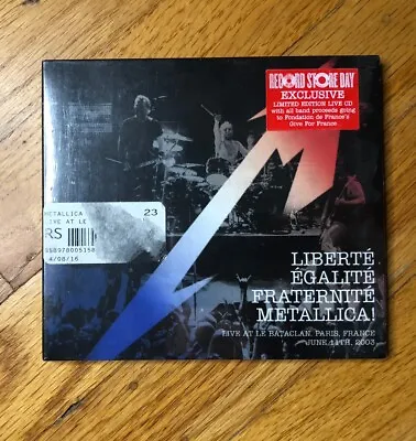 Live At The Bataclan Paris France Metallica Record Store Day SEALED CD • $25