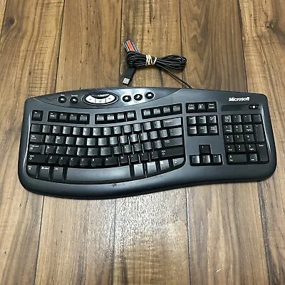 Microsoft Comfort Curve Ergonomic Keyboard 2000 V1.0 1047 KU-0459 - Tested Clean • $21.99