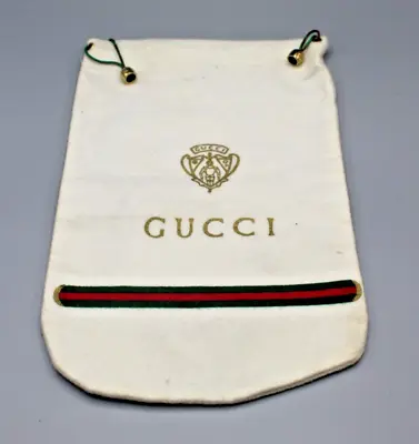 Vintage Gucci Drawstring Dust Bag *Pre-Owned* Free Shipping • $24.99