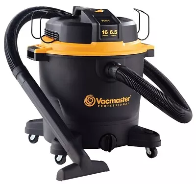 VACMASTER VJH1612PF 0201 16 Gallon WET OR DRY SHOP Vacuum Cleaner Beast Series • $159.95