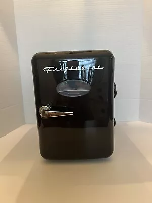 Black Frigidaire Portable Retro Mini Refrigerator Model EFMIS137- Excellent! • $17.99