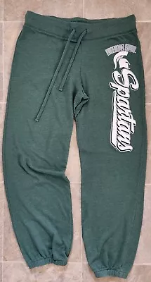 Michigan State Spartans Womens Sweatpants Size Large Green Super Soft • $17.99