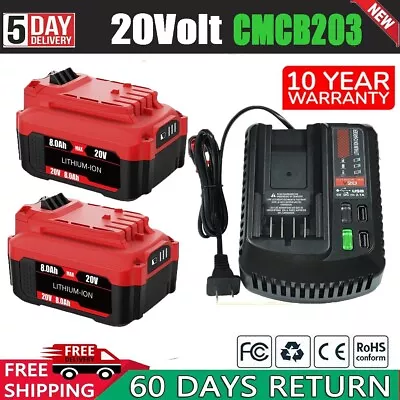 20V Charger For Craftsman V20 Lithium-ion Battery For CMCB201 CMCB202 CMCB203 US • $19