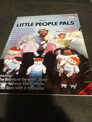 Xavier Roberts 1982 Little People Pals Cabbage Patch Pattern Book Plaid #7546 • $14.60