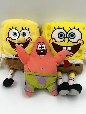 3 Patrick Star TY Beanie Baby 7  Plush Toy SpongeBob Dolls Plush Set • $34.98