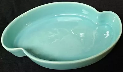 VINTAGE 1930s Art Ware Of California Dish Pacific Pottery AQUA BLUE • $42