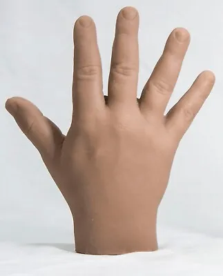 Pose-able Right Silicone Robust Male Mannequin Hand - Medium Skin Tone • $69.99