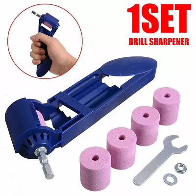 Corundum Grinding Wheel Drill Bit Sharpener Titanium Portable Powered Tool Acbv • $19.99